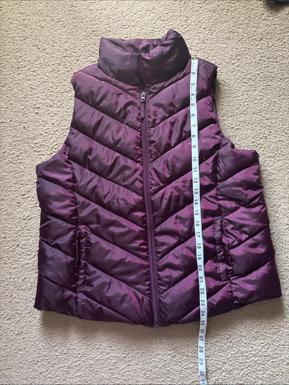 Khols So Purple Puffer Vest Size XL - Picture 6 of 6